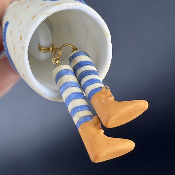 Christmas Angel Bell Ornaments Lang & Wise 1998 Ellen Stouffer Set of 4 First ED - Picture 7 of 16